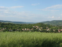 165 Rückblick über Vandieres auf die letztens zurückgelegten km hinter metz die Mosel aufwärts.JPG